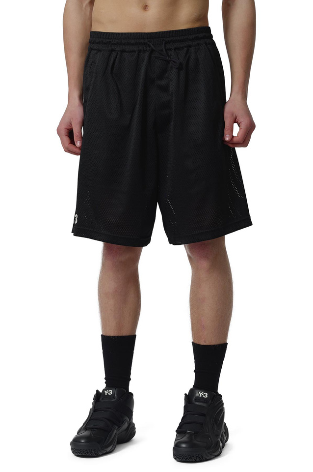 Y-3 Mesh Shorts Black - 1