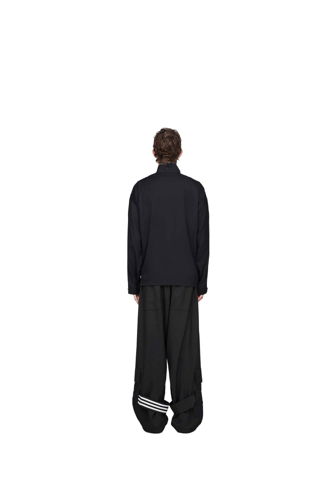 Y-3 Refined Wool Cargo Trousers Black - 4