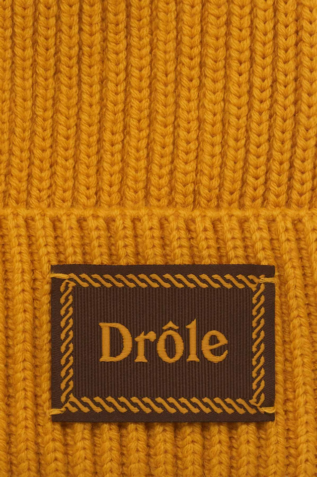 DRÔLE DE MONSIEUR Le Bonnet Laine Beanie Yellow - 3
