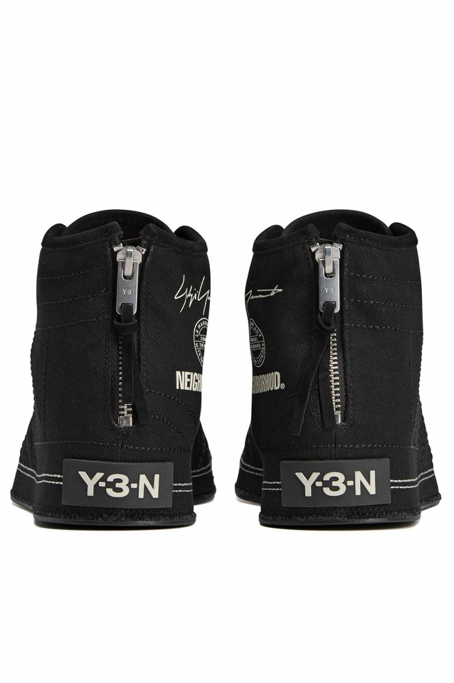 Y-3-N Nizza Hi Sneakers Black - 4