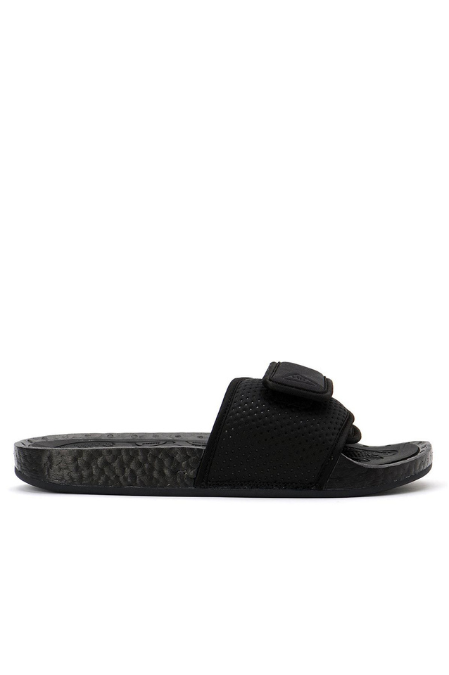 ADIDAS X PHARRELL WILLIAMS Black Boost Slides - 1