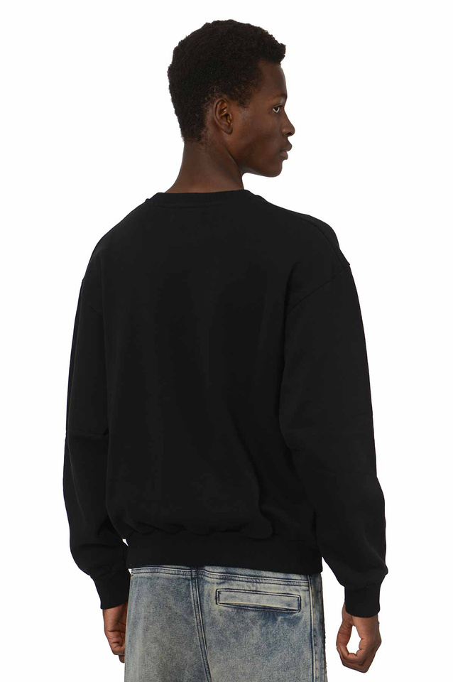 Sweatshirt WRONG WEATHER Rain Or Shine Preto/Azul - 4