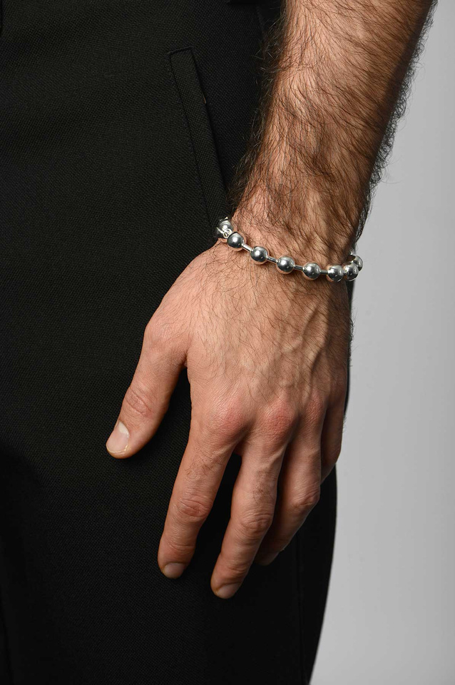 HATTON LABS Silver Balls XL Chain Bracelet - 2