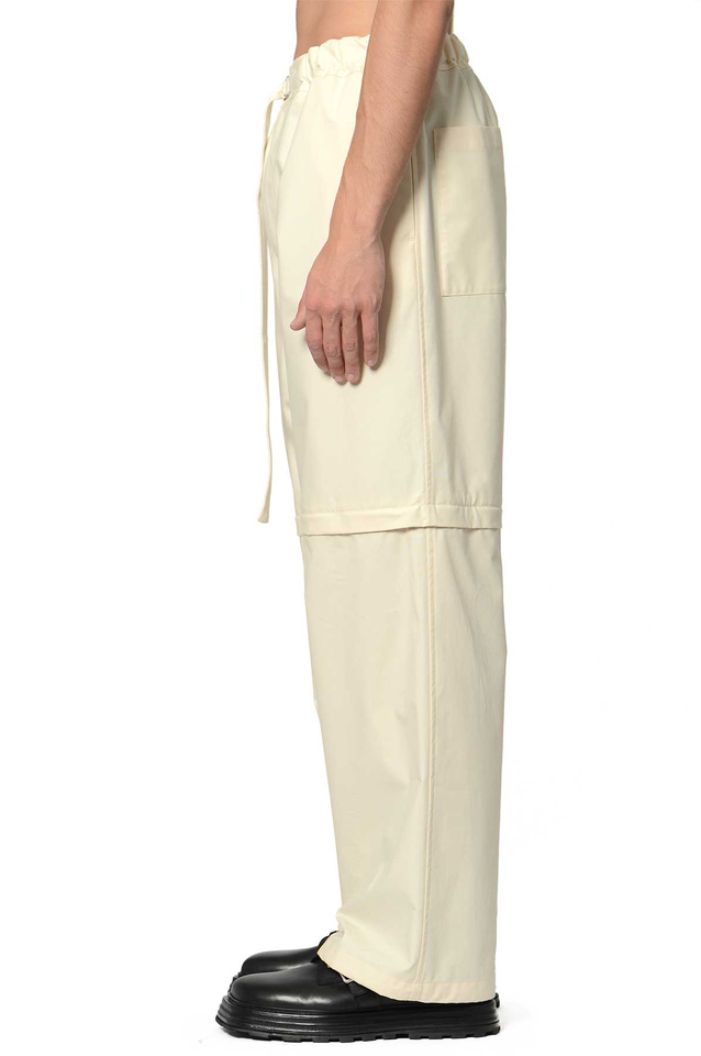 JIL SANDER Zip Short/Trousers Natural  - 3