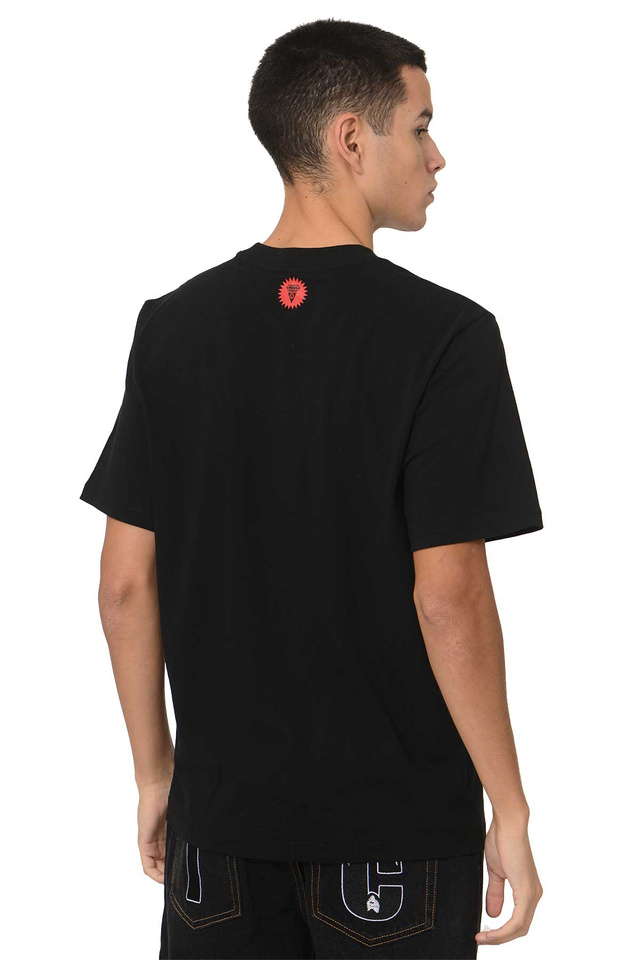 ICECREAM Running Dog T-shirt Black - 3