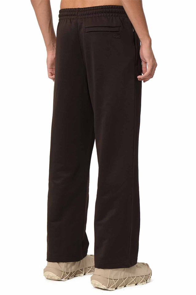 LACOSTE Loose Fit Fleece Joggers Brown - 4