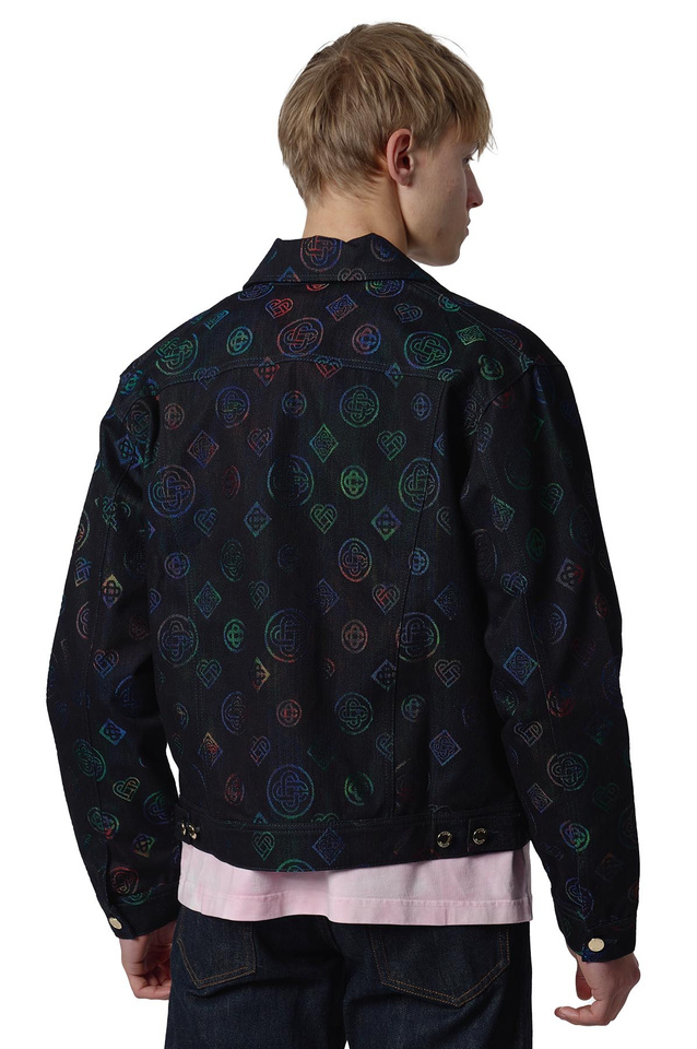 CASABLANCA Heatmap Denim Jacket Black/Multicolor - 3