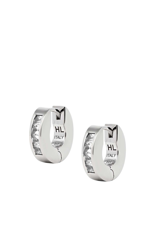 HATTON LABS Baguette Hoop Earrings - 1