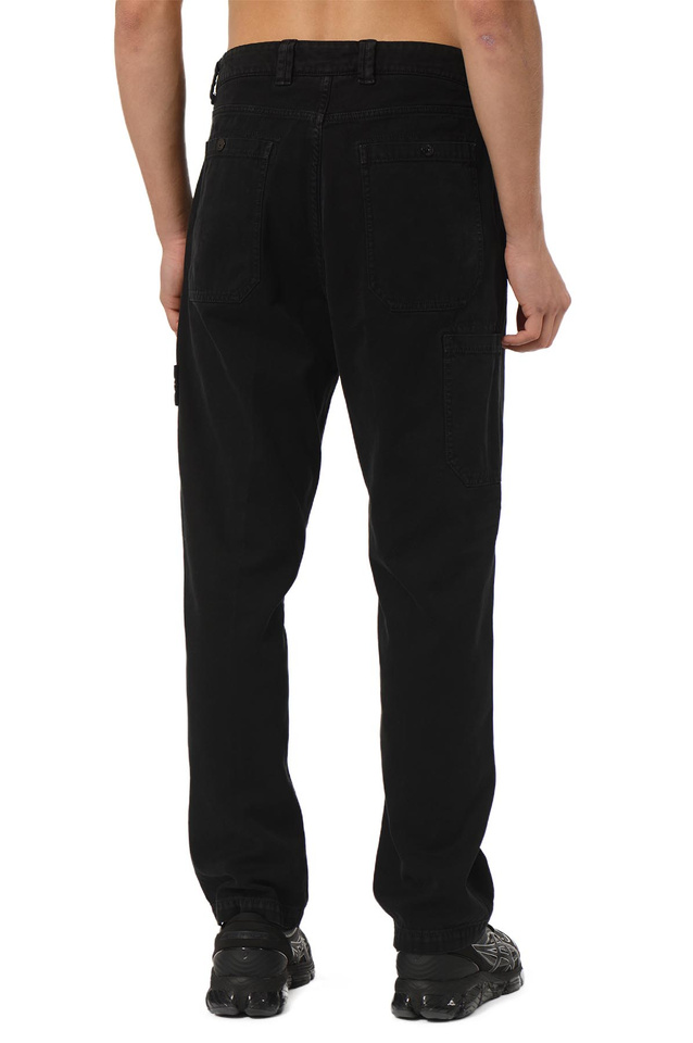 STONE ISLAND 3100008 'OLD' EFFECT Trousers Charcoal - 4