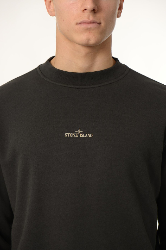 STONE ISLAND 6100018 ‘Industrial Four’ Sweatshirt Lead Grey - 5