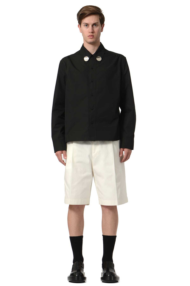 JIL SANDER Cotton Shorts White  - 2
