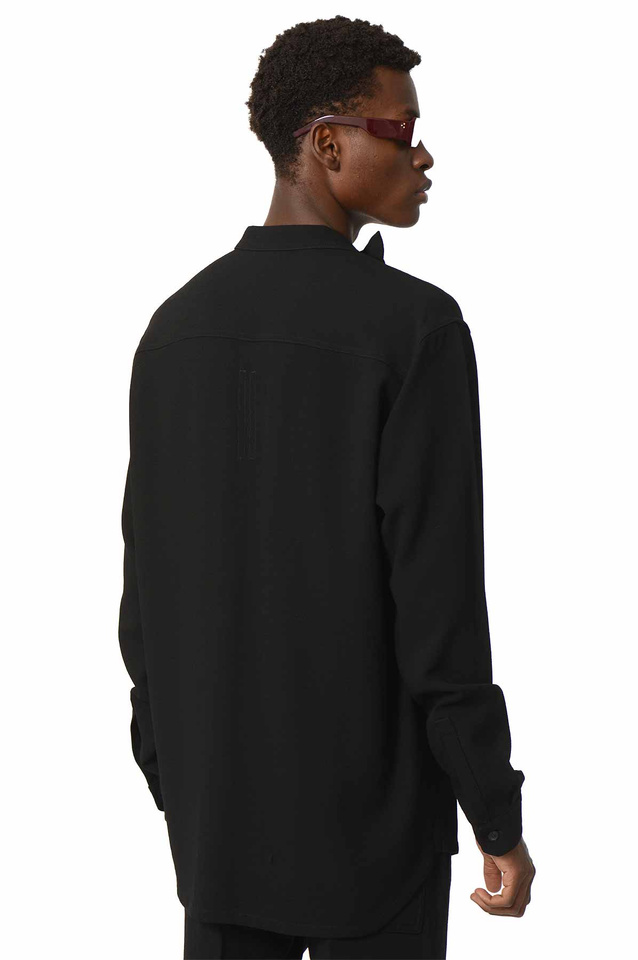 RICK OWENS Concordians Island Shirt Black - 3