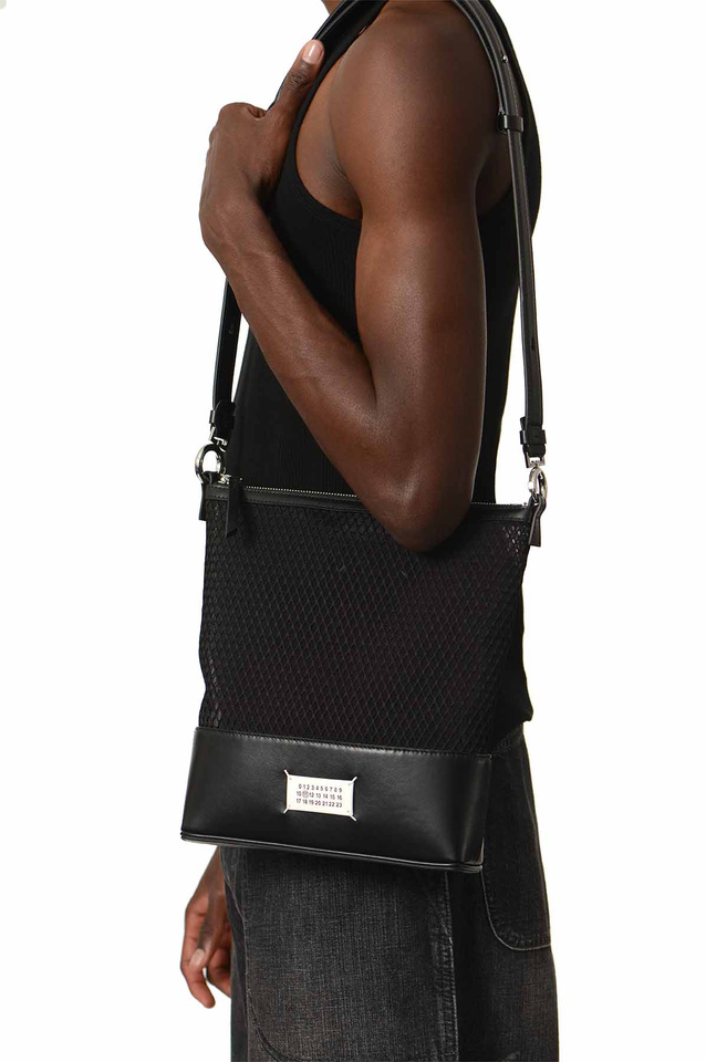 Maison Margiela black Bag with logo - 8