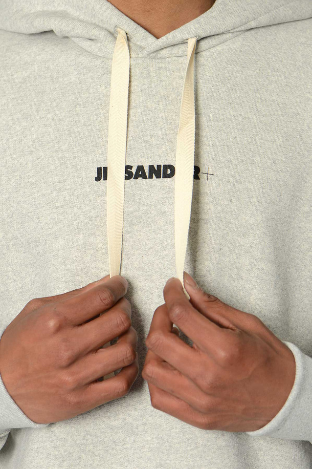 JIL SANDER+ Logo Hoodie Grey - 4