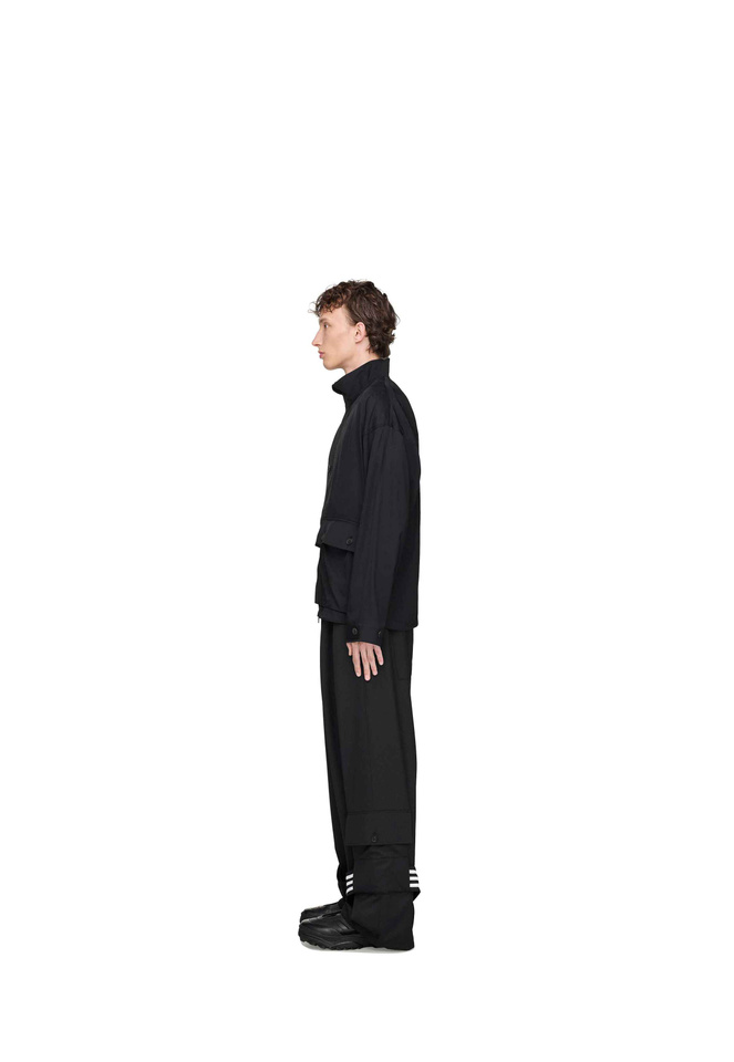 Y-3 Refined Wool Cargo Trousers Black - 5
