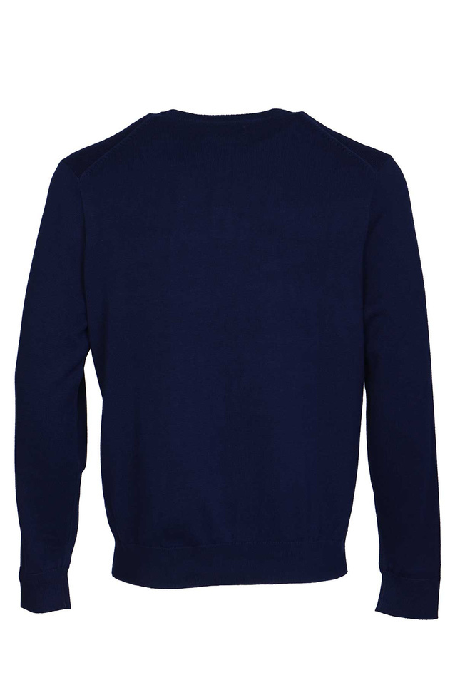 POLO RALPH LAUREN Logo Navy Knit Sweater - 2