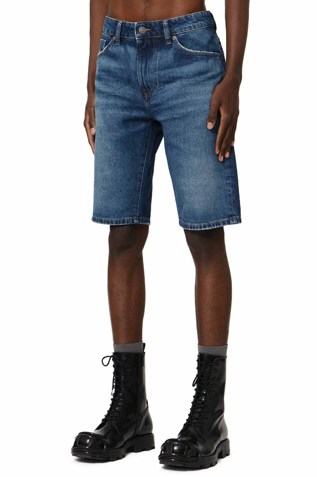 DIESEL Denim Slim Shorts Blue - 1