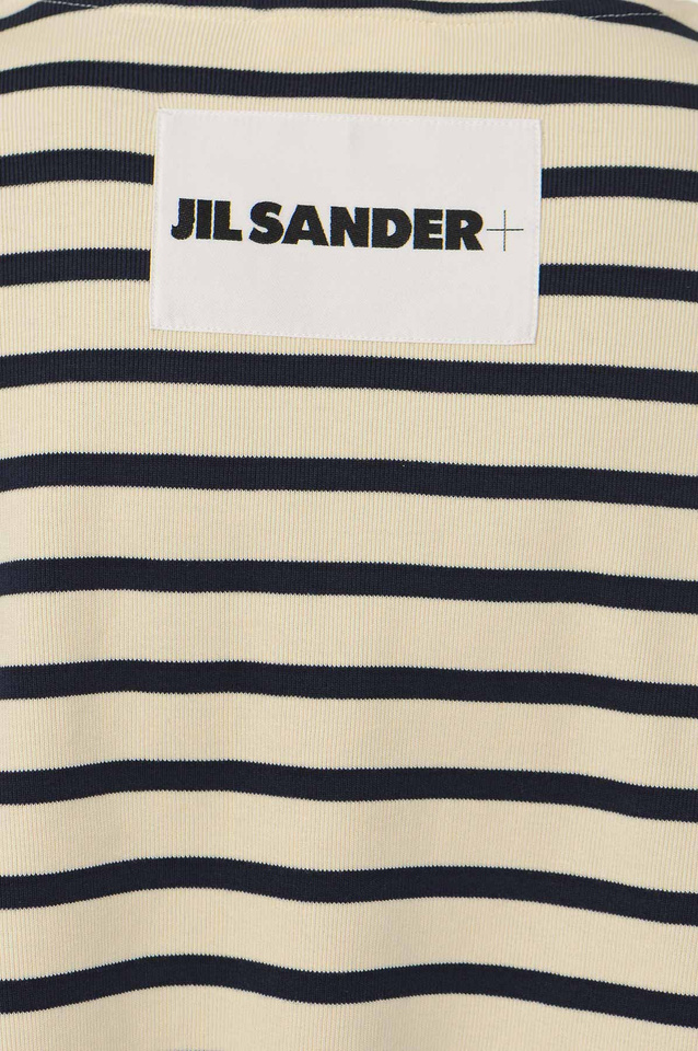 JIL SANDER+ Striped T-shirt Black/Natural - 4