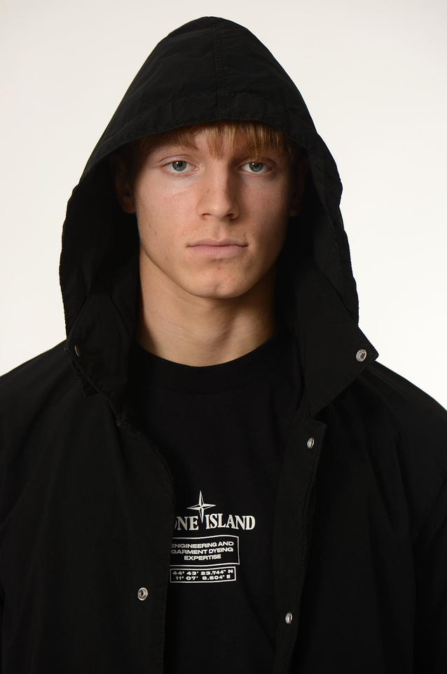 STONE ISLAND 7100004 POLY-TC Long Coat Black - 4