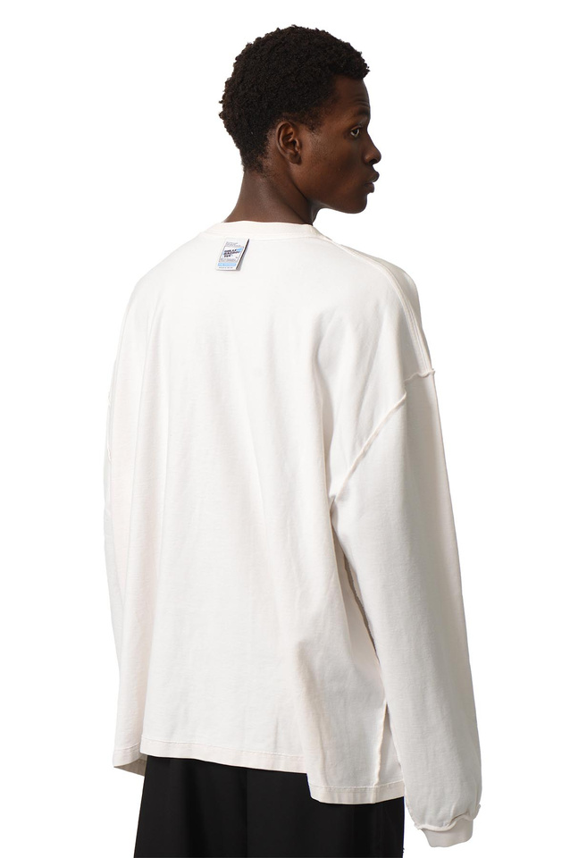 T-shirt WILLY CHAVARRIA Inside Out Buffalo Oversized LS Branco - 3