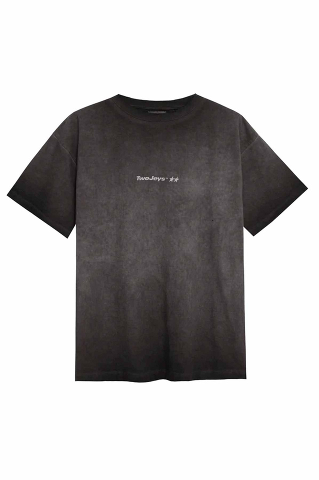 TWOJEYS Washed Black T-Shirt - 6