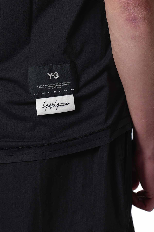 Y-3 Running Short Sleeve T-shirt Black  - 3
