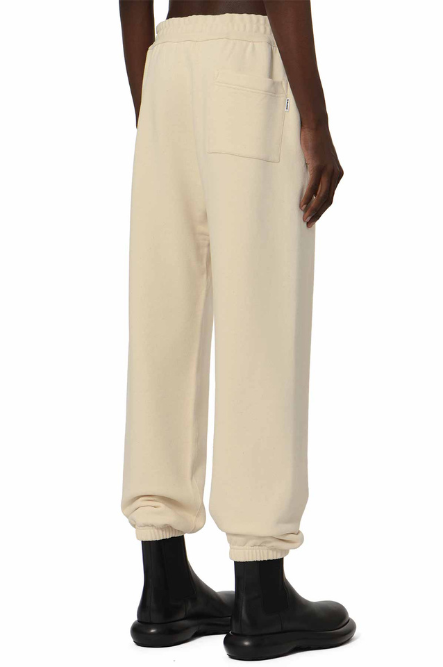 JIL SANDER+ Cotton Joggers Natural  - 4