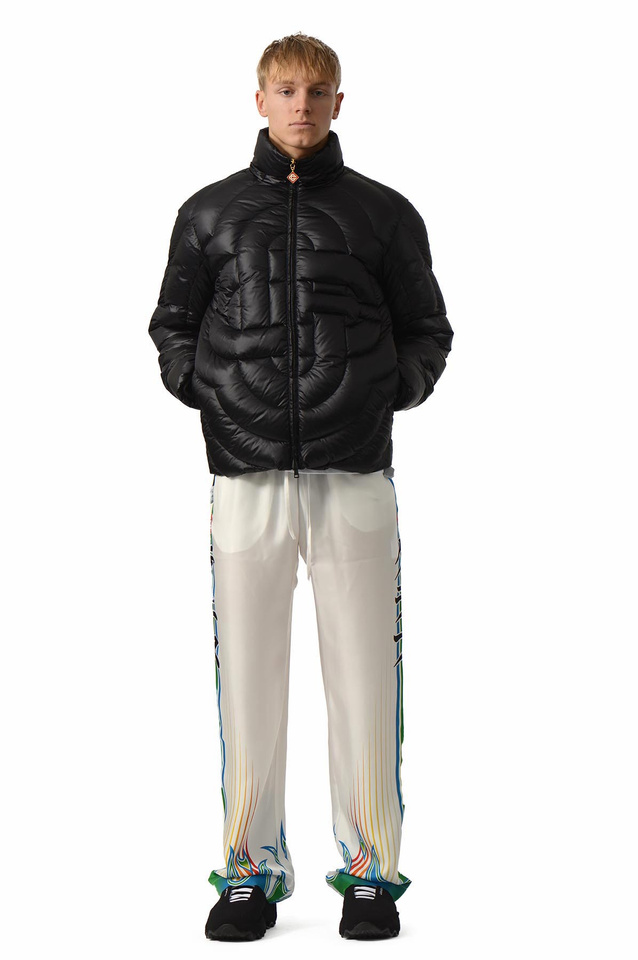 CASABLANCA Bosozoku Silk Trousers White - 2