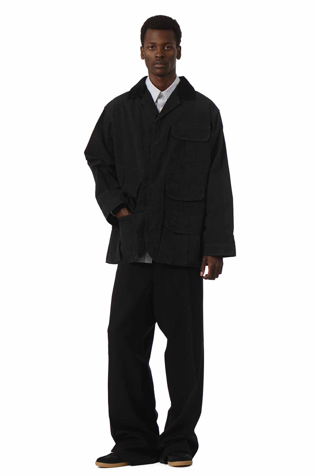 MAISON MARGIELA Calças de lã Barathea Preto - 2