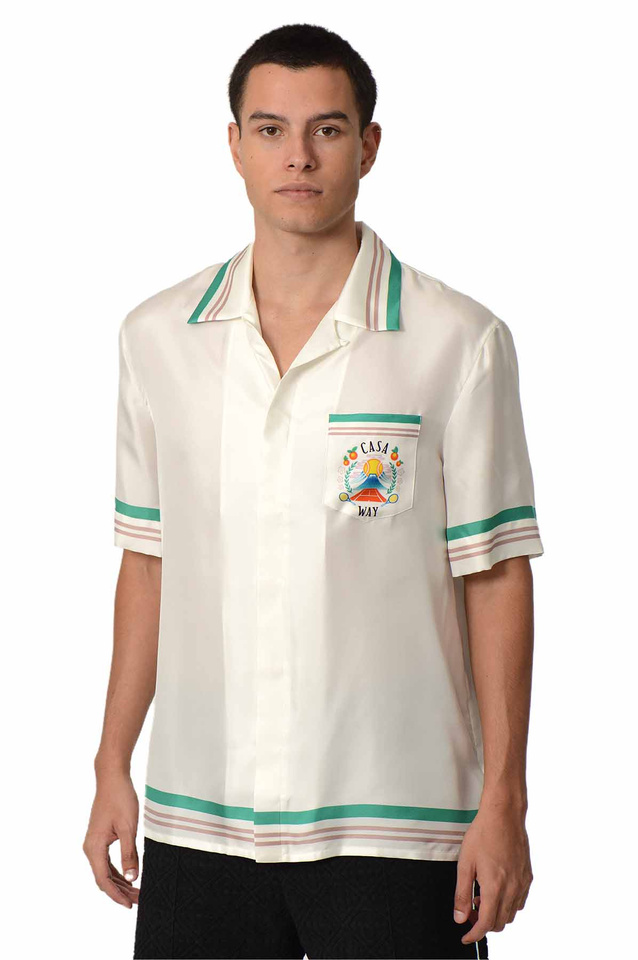 CASABLANCA Casa Way Silk Shirt - 1