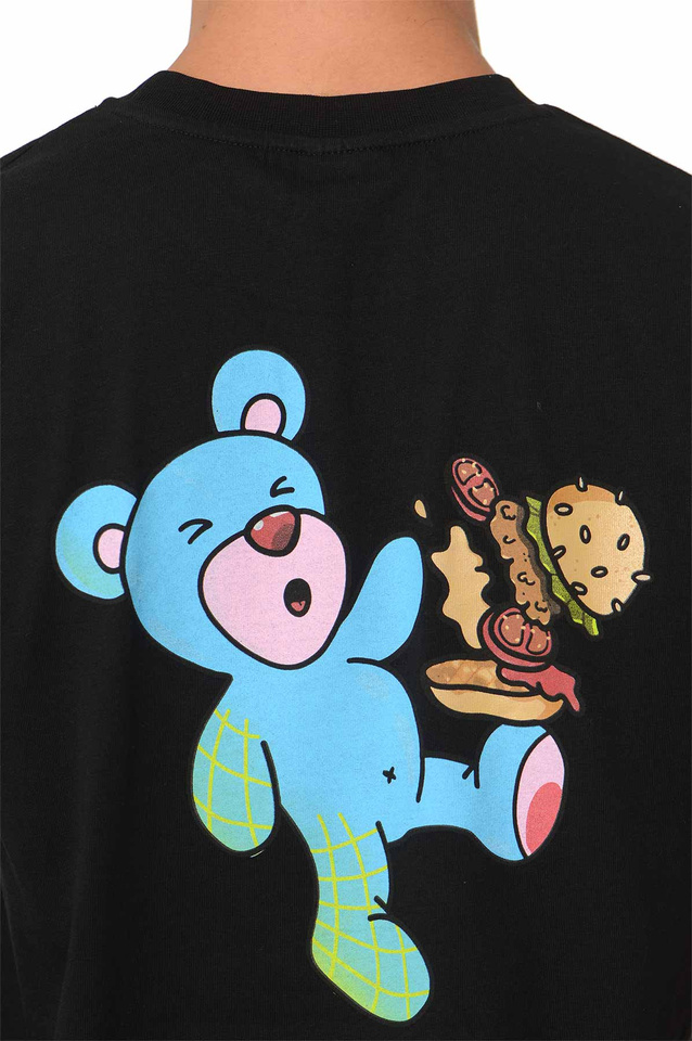 T-shirt INBETWEENERS Burger Verse Preto - 4