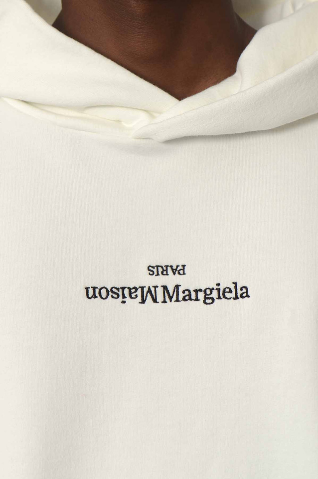MAISON MARGIELA Hooded Sweatshirt White - 4