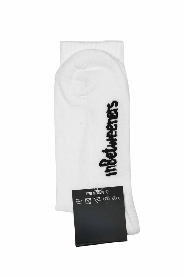 INBETWEENERS Blue Bear Socks White - 2