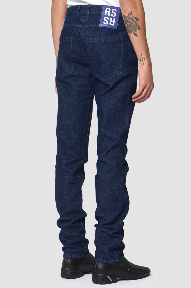RAF SIMONS Slim Fit Blue Jeans - 3