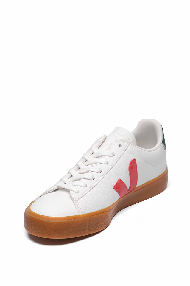 VEJA Campo Chromefree Leather Sneakers Branco/Pekin/Poker/Natural - 3