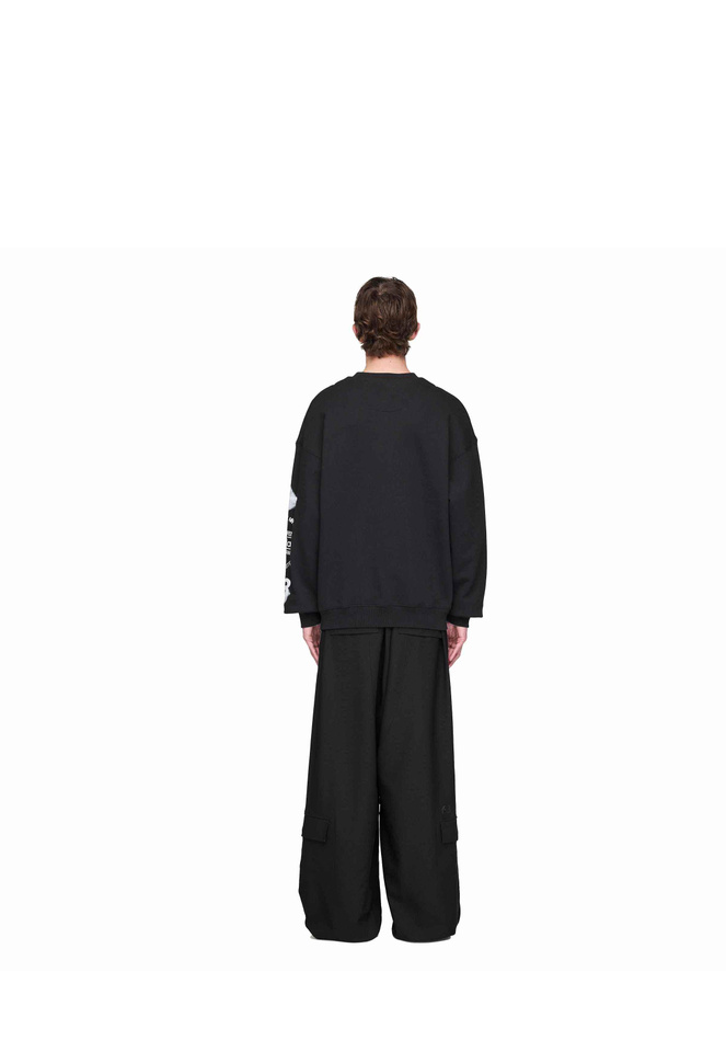 Camisola de malha gráfica Y-3 Preto - 5