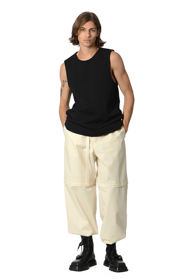 JIL SANDER Zip Short/Trousers Natural  - 2