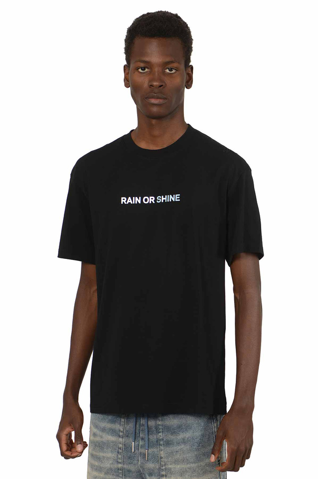WRONG WEATHER Rain Or Shine T-shirt Black/Blue - 3