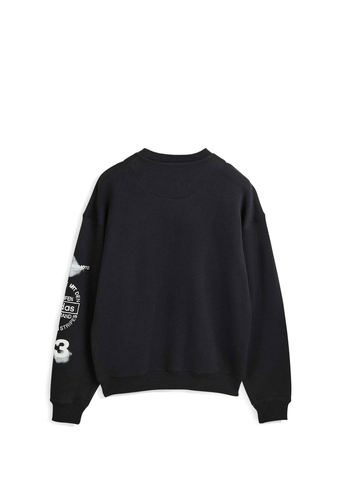 Camisola de malha gráfica Y-3 Preto - 2