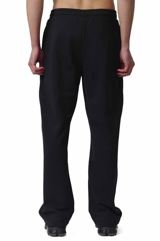 MARINE SERRE Moon Logo Fleece Joggers Black - 4