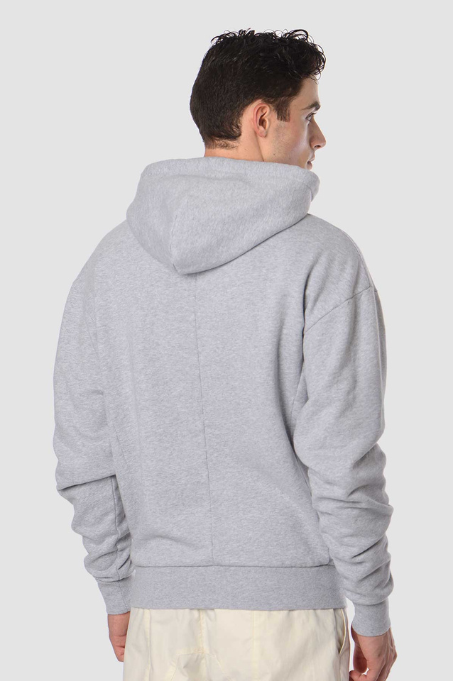 HELIOT EMIL Grey Logo Hoodie - 2