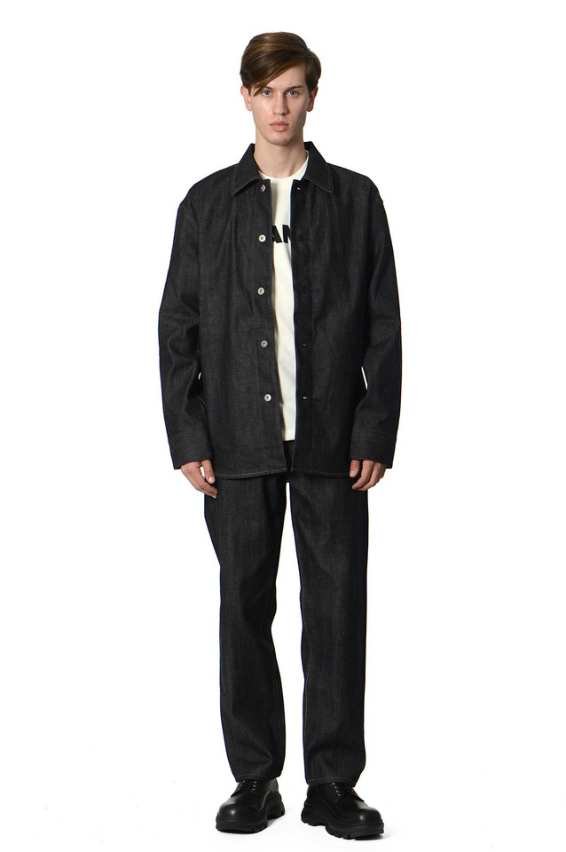 JIL SANDER Workwear Japanese Denim Shirt - 2