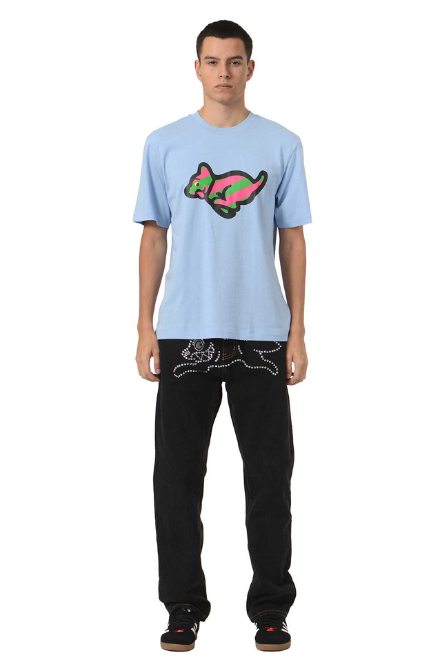 ICECREAM Running Puppy T-shirt Light Blue - 2