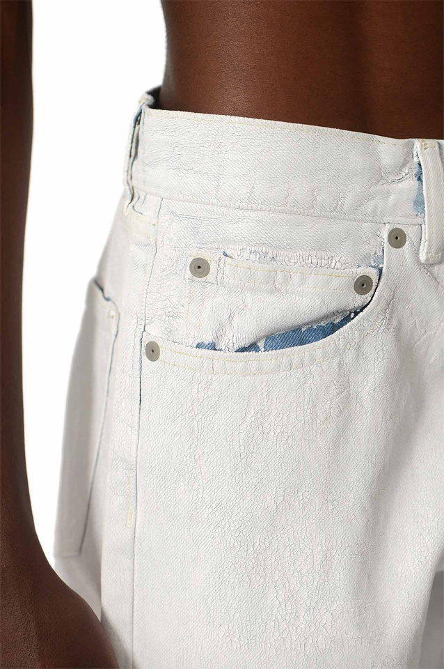 MAISON MARGIELA White Painted Jeans - 5
