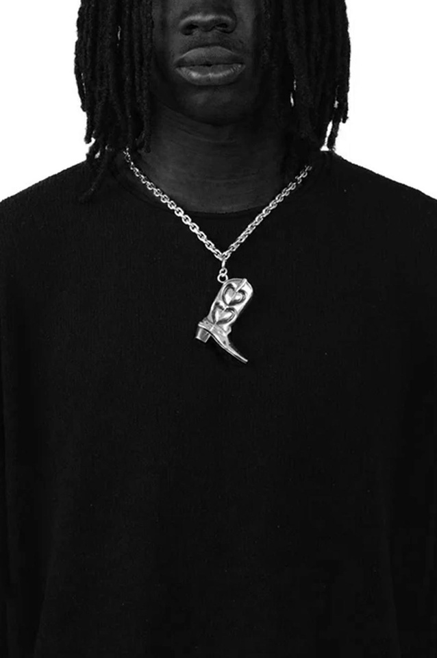 TWOJEYS Icon Boot Necklace Silver - 2