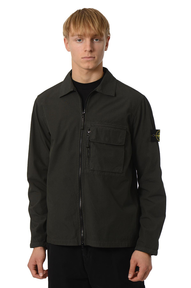 STONE ISLAND 1200004 Overshirt Lead Grey - 1