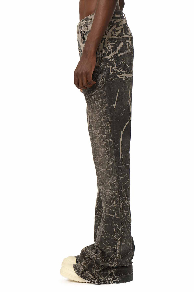 DRKSHDW Concordians Bolan Bootcut Jeans Black Washed Foil - 3