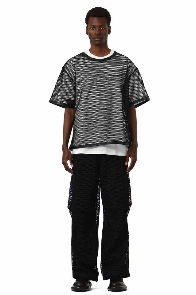JIL SANDER Net Trousers Black - 2