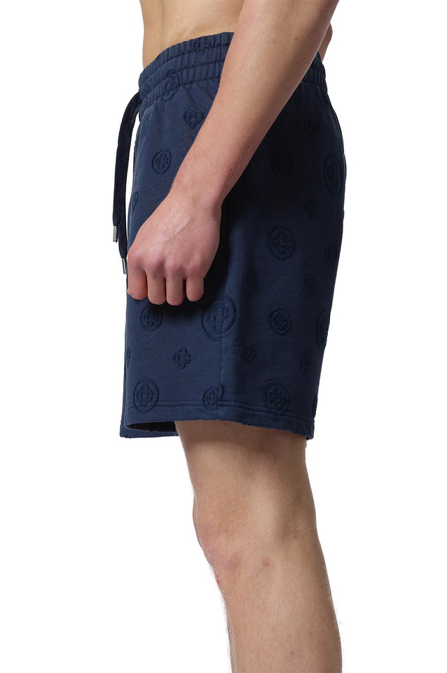 CASABLANCA Monogram Sweatshort Navy  - 3
