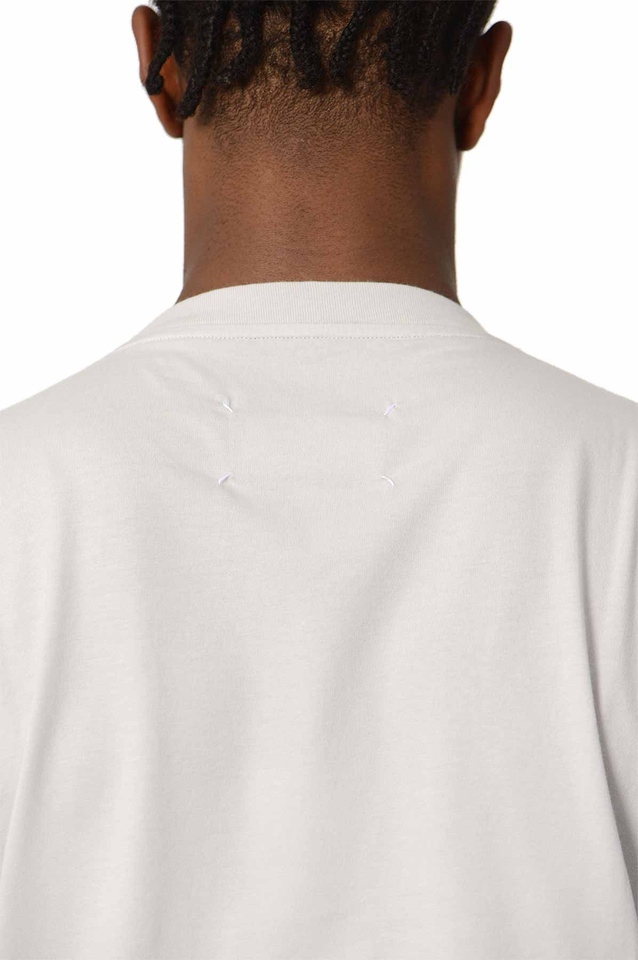 MAISON MARGIELA Organic Cotton T-shirt Lilac - 4